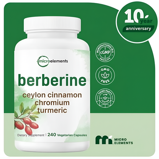 Berberine with Ceylon Cinnamon, Chromium, & Turmeric